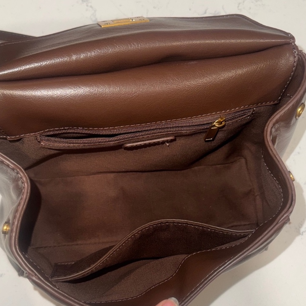 JW PEI - NWOT brown Lucia handbag purse top handle with crossbody - Picture 4 of 5